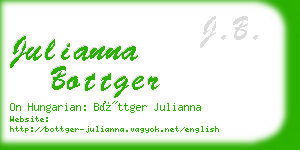 julianna bottger business card
